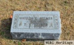 Matilda C Snyder Helmer