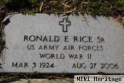 Ronald E. Rice, Sr