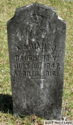 Mariah J Daugherty