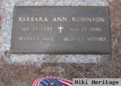 Barbara Ann Robinson