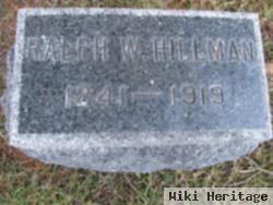 Ralph W. Hillman