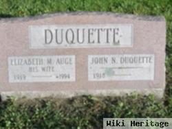 Elizabeth Margaretta Auge Duquette