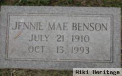 Jennie Mae Hunt Benson