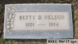 Betty D. Nelson