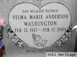 Velma Marie Anderson Washington