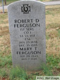 Robert D Ferguson