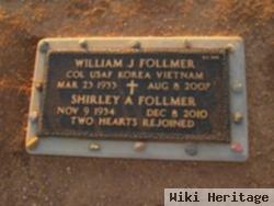 Col William John "bill" Follmer