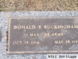 Donald Y Buckingham