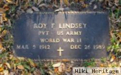 Roy F Lindsey