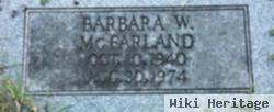 Barbara W Mcfarland