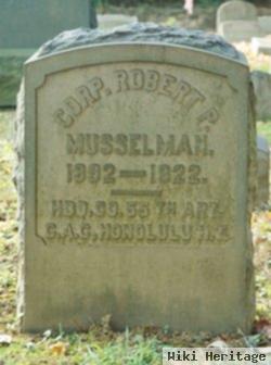 Corp Robert P Musselman