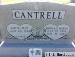 Donald Merle Cantrell