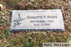 Charlotte F Brown