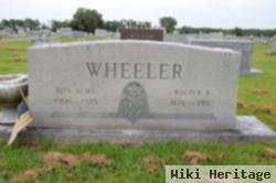 Walter B Wheeler