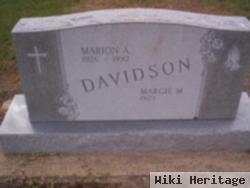 Marion A Davidson