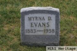 Myrna D Evans