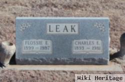 Charles E Leak