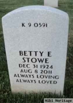 Betty E. Stowe