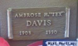 Ambrose Humes "tex" Davis