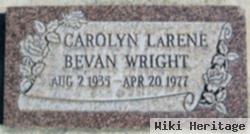 Carolyn Larene Bevan Wright