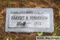 Harriet R Holmes Henderson