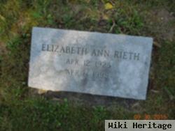 Elizabeth Ann Fitzpatrick Rieth