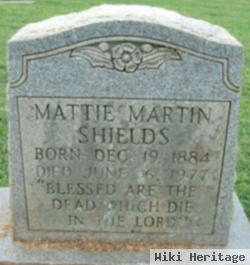 Mattie Martin Shields