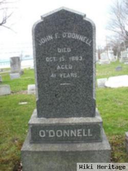 John F O'donnell