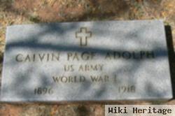 Calvin Page Adolph