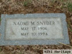 Naomi M Snyder