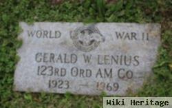 Gerald W Lenius