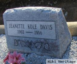 Jeanette Kole Davis