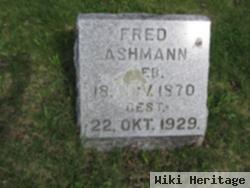 Frederick W "fred" Ashmann