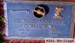 George Ann Lusk Donaldson