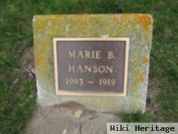 Marie B Hanson