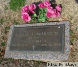 Robert Marcus Burriss, Sr