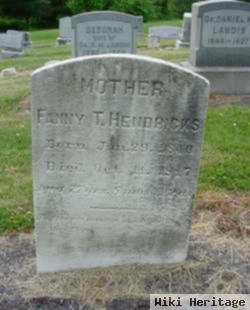 Fanny T Hendricks