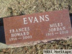 Frances Ellen Howard Evans