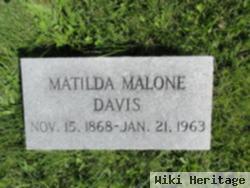 Alice Matilda "tilda" Malone Davis