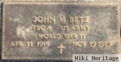 John M. Betz