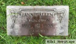 Mrs Fannie Allen Johnston