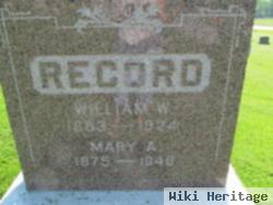 Mary Ann "annie" Schalck Record