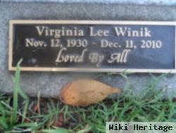 Virginia Lee "jinny" Winik