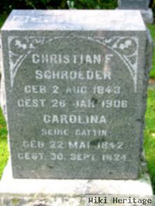 Christian F Schroeder