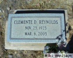 Clemente D Reynolds