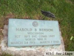 Harold B. Benson