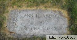 Ann H Ambrose