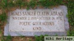 Agnes Sanger Claflin Adams