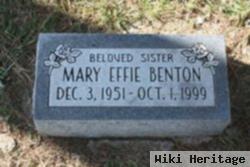 Mary Effie Benton