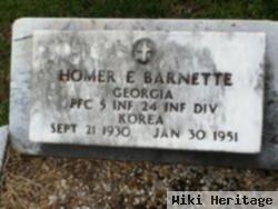 Homer E Barnette